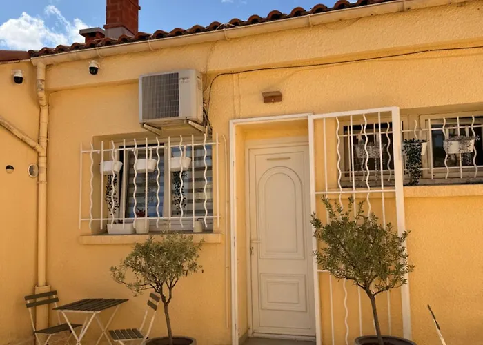 Casa de hóspedes Simple Avec Terrasse Privee - Proche Tram Et Centre - Cuisine Et Salle De Bain En Partage